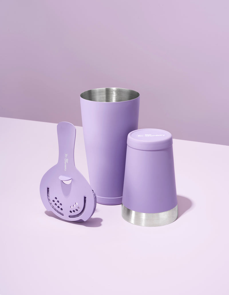 Rally Protein Shaker - Steel Electric Lavender